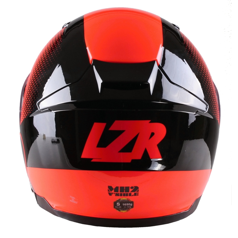 Vyklápěcí přilba na motorku Lazer MH2 V'sible fluo červená výprodej