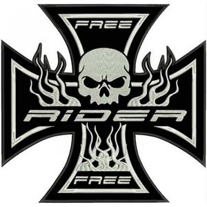 Patch Cross gris