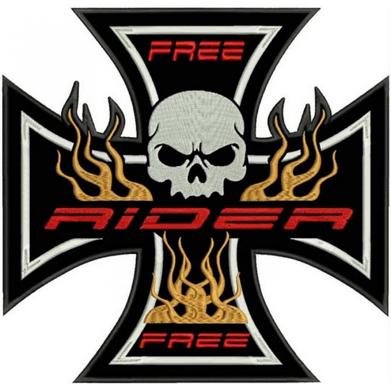 Patch Cross orange - grand