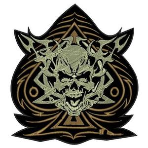 Patch Pik brun - grand