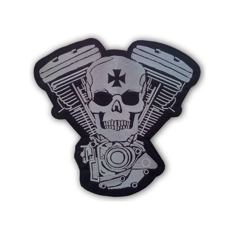 Patch Warrior blanc-noir soldes
