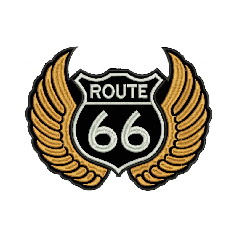 Patch Route wings orange