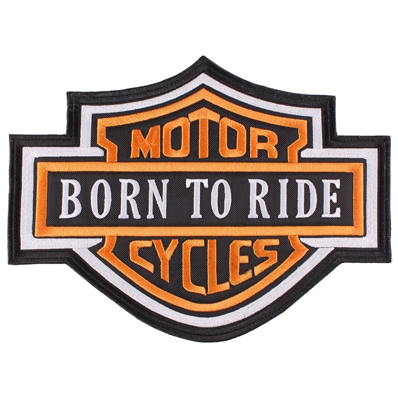 Patch Motor Cycles orange - large
