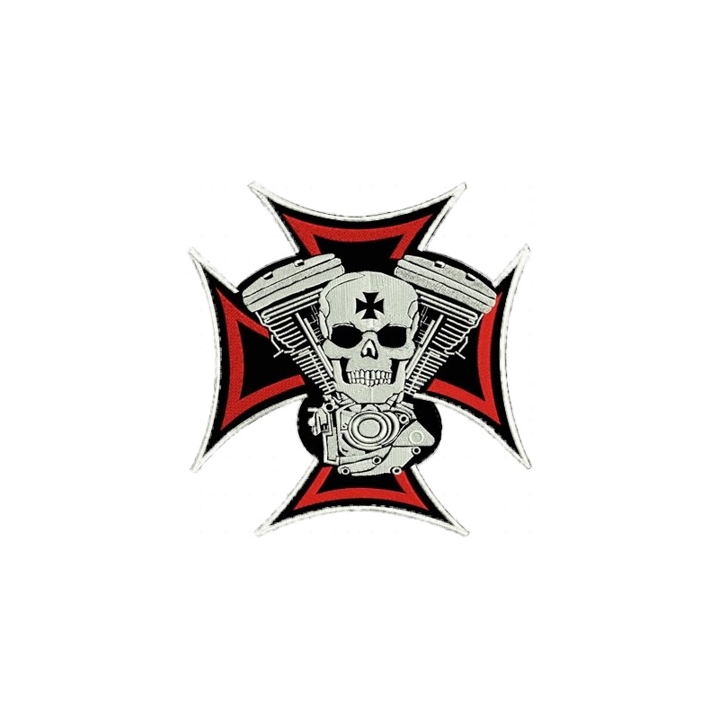 Patch Warrior + cross - large