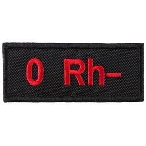 Patch avec groupe sanguin 0 Rh-