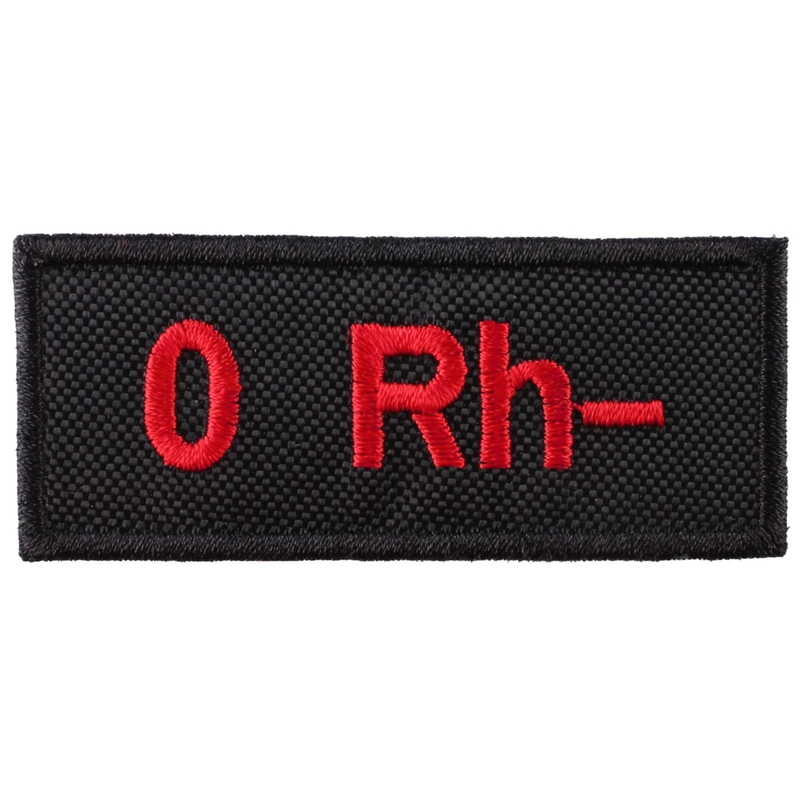 Patch avec groupe sanguin 0 Rh-