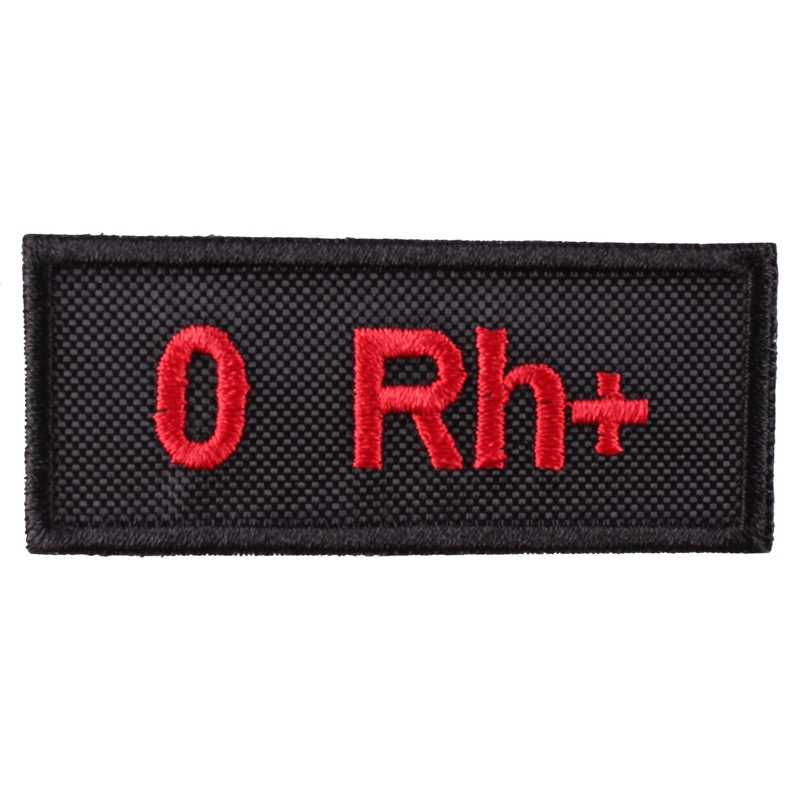 Patch avec groupe sanguin 0 Rh+