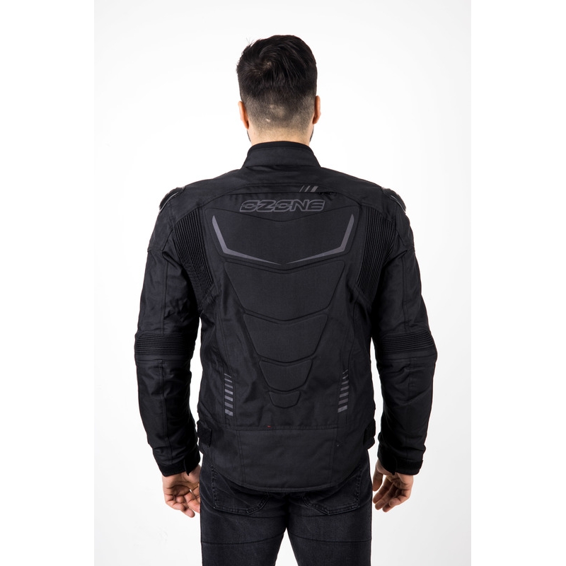Veste moto Ozone Pulse noir-gris