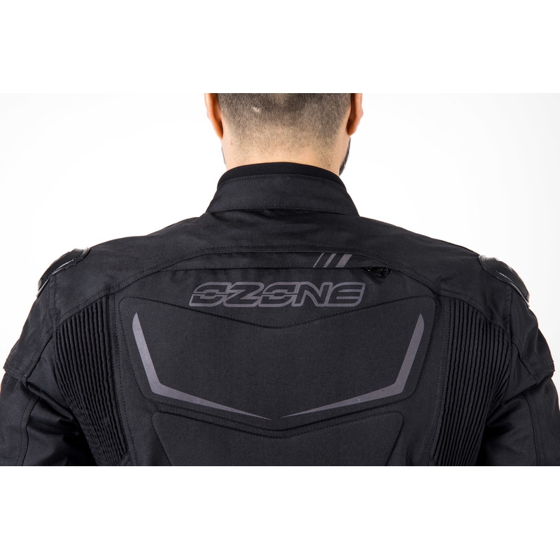 Veste moto Ozone Pulse noir-gris