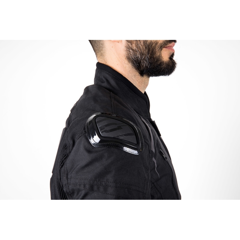 Veste moto Ozone Pulse noir-gris