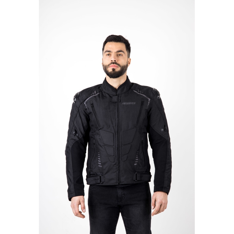 Veste moto Ozone Pulse noir-gris