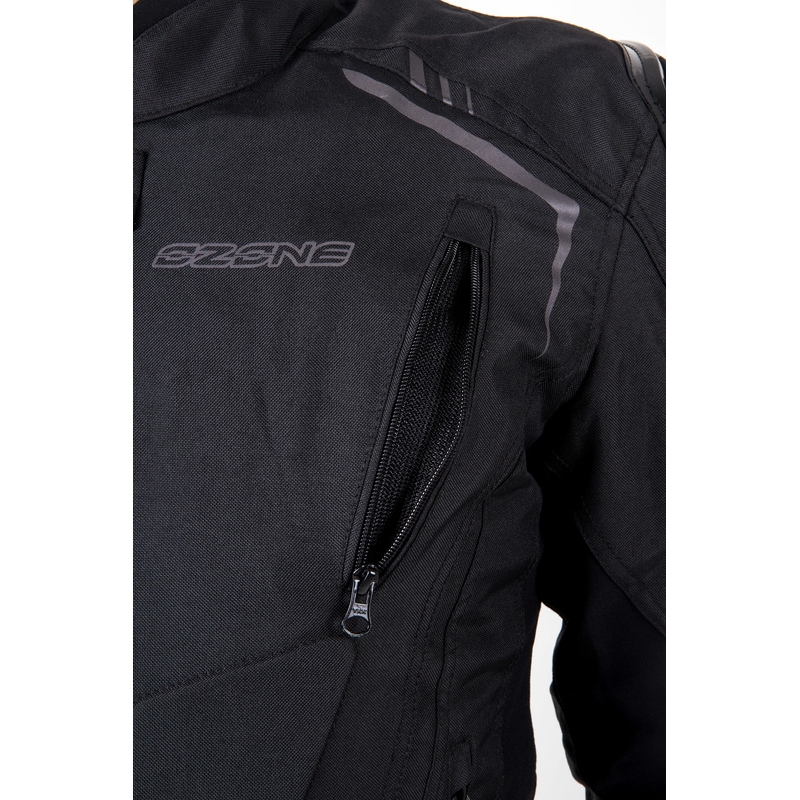 Veste moto Ozone Pulse noir-gris