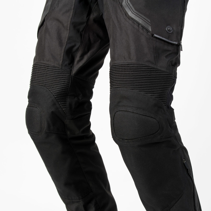 Pantalon de moto noir Rebelhorn Borg soldes