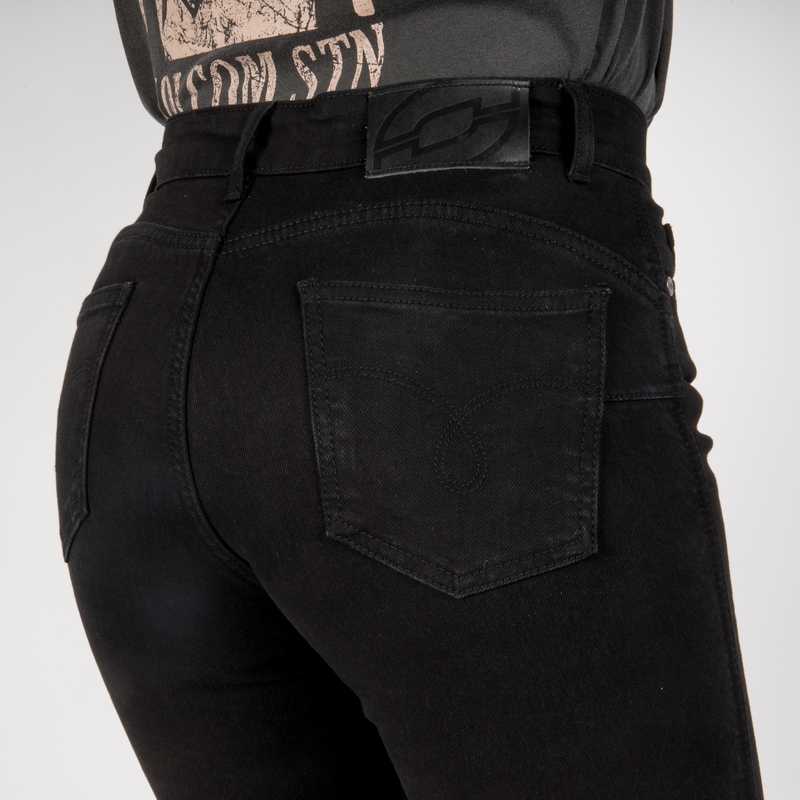 Jeans moto Ozone Striker SF Black pour femme