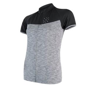 SENSOR CYKLO MOTION maillot femme manches complètes gris/noir soldes