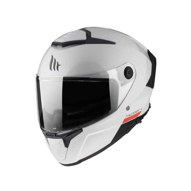 Casque intégral de moto MT FF118SV Thunder 4 SV blanc nacré