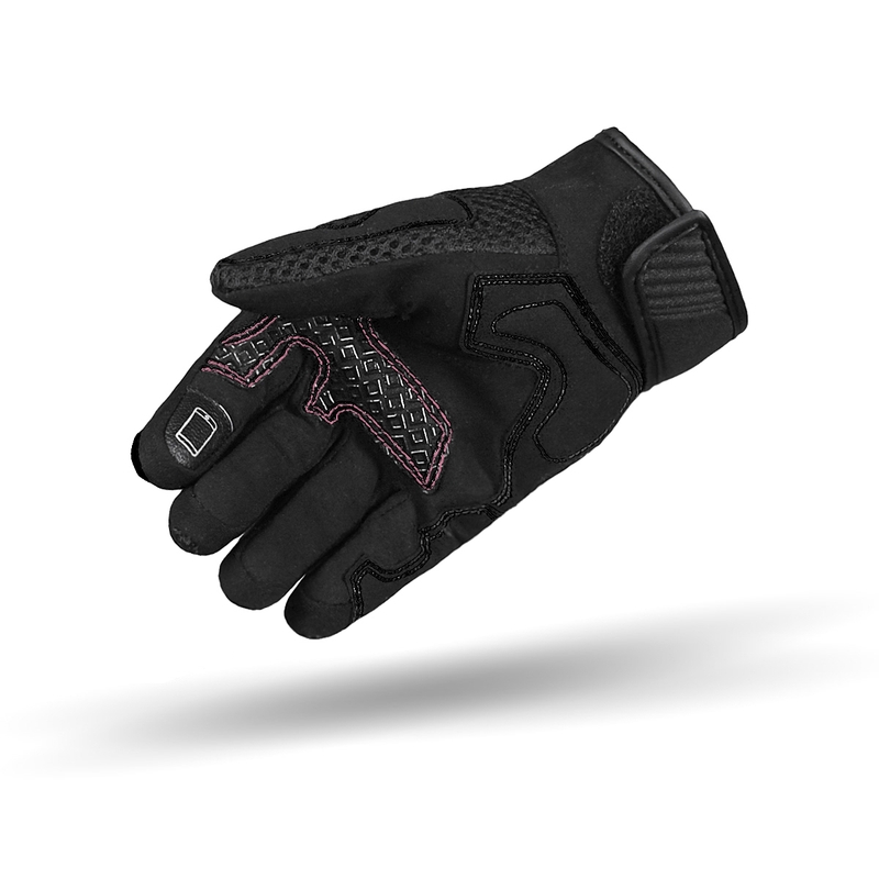 Gants moto femme Street Racer Stunt noir-rose