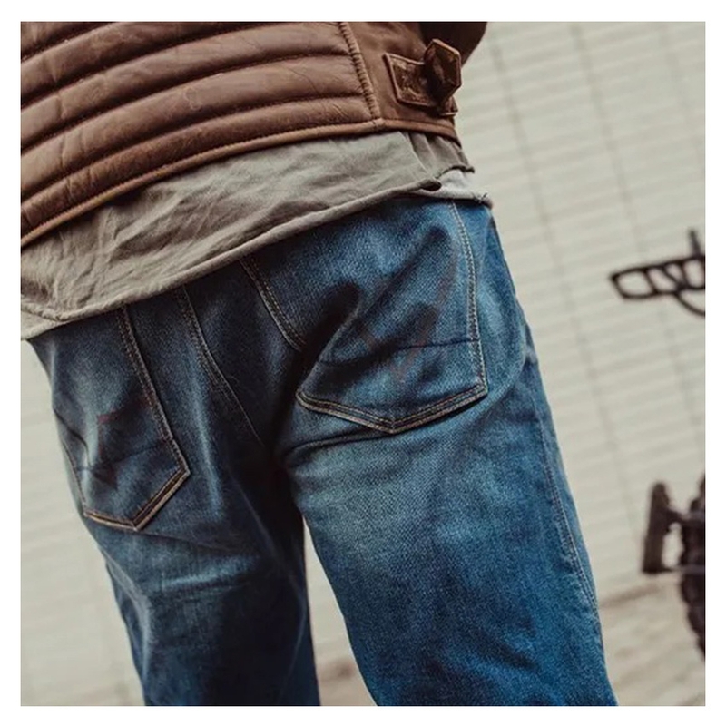 Jeans moto Revit Carlin SK blue extended