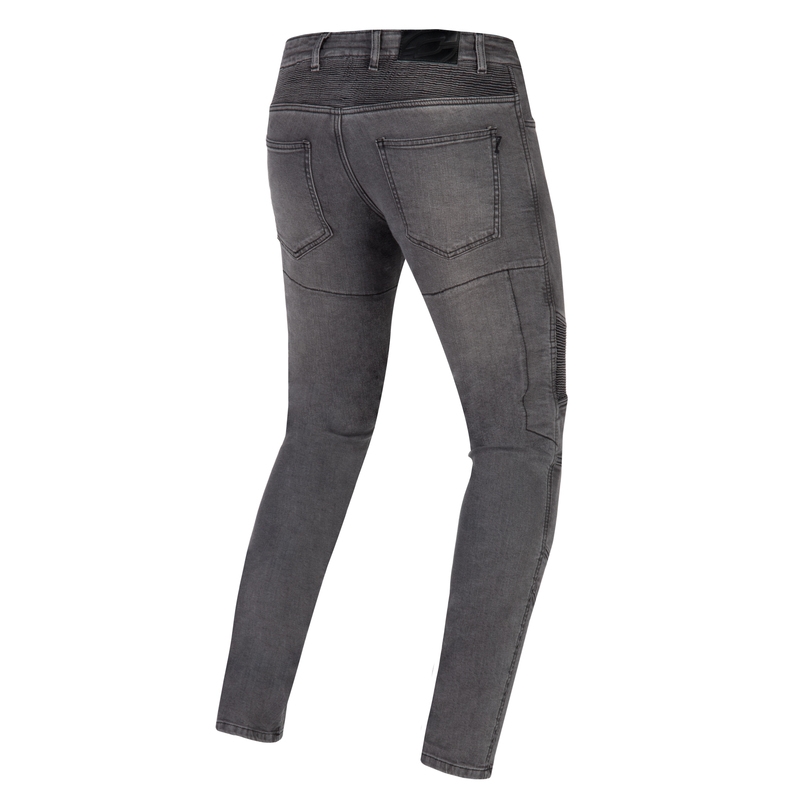 Ozone Rusty washed black motorcycle jeans soldes