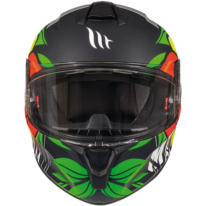 MT Targo Truck A2 casque moto intégral jaune fluo matt