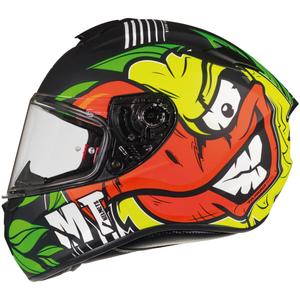 MT Targo Truck A2 casque moto intégral jaune fluo matt