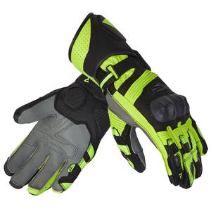 Gants de moto Rebelhorn Fighter noir-jaune fluo soldes