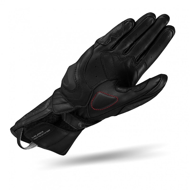 Gants moto femme Shima Miura noir soldes
