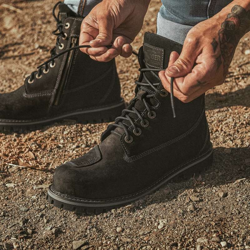 Bottes de moto BROGER Alaska II noir soldes