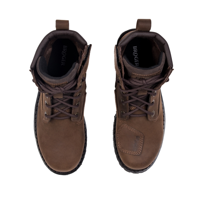 Bottes de moto BROGER Alaska II marron en solde soldes
