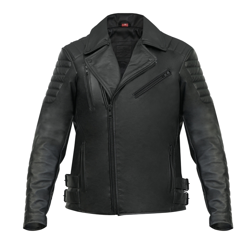 Veste moto BROGER Ohio noir soldes