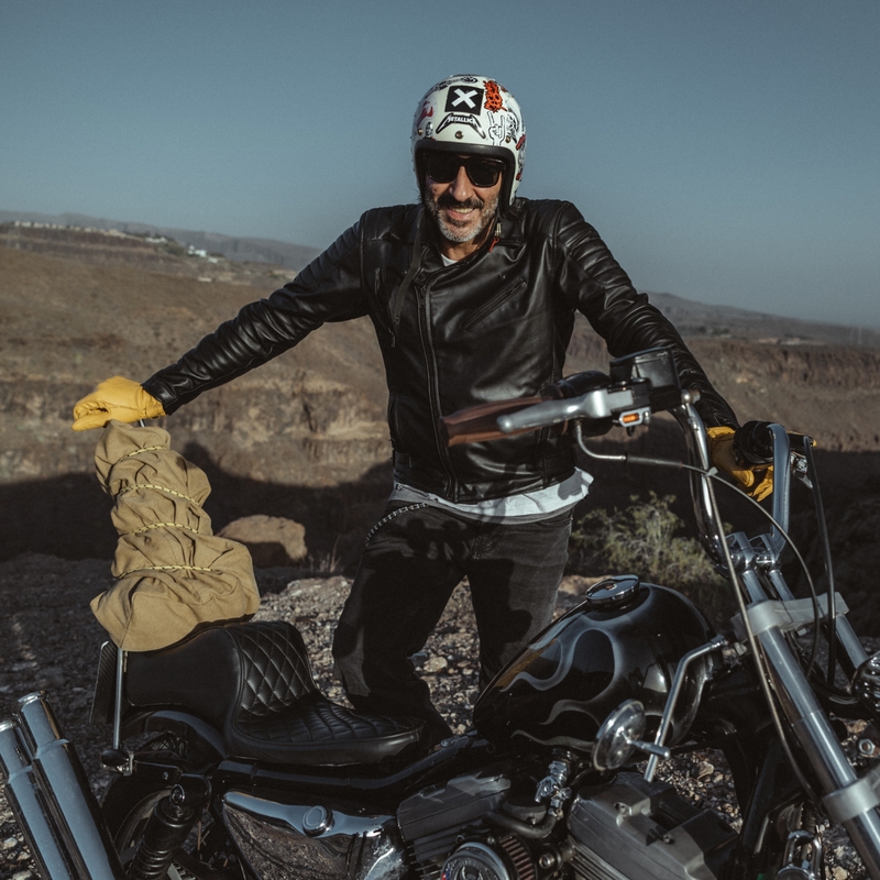 Veste moto BROGER Ohio noir soldes