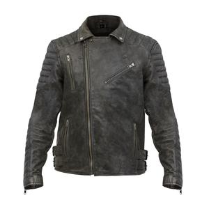 BROGER Ohio Vintage Brown Motorcycle Jacket soldes