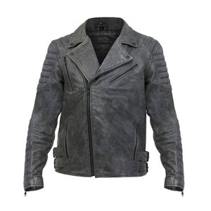 Veste moto BROGER Ohio Vintage gris soldes