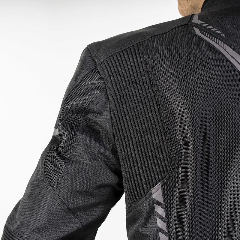 Veste moto Ozone Flow noire soldes