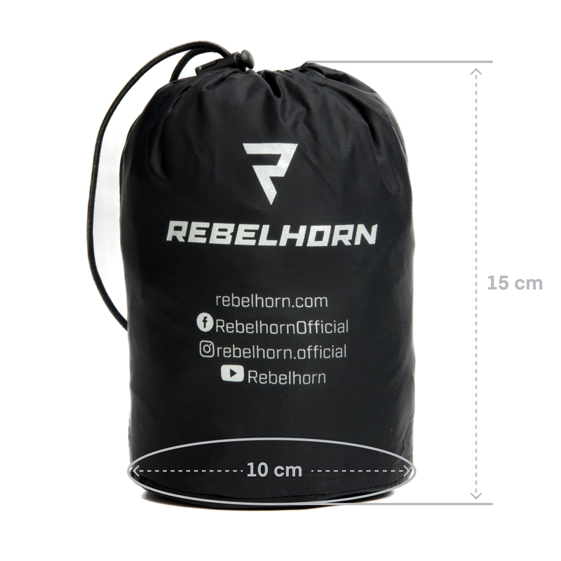 Pantalon de pluie Rebelhorn Horizon Noir soldes