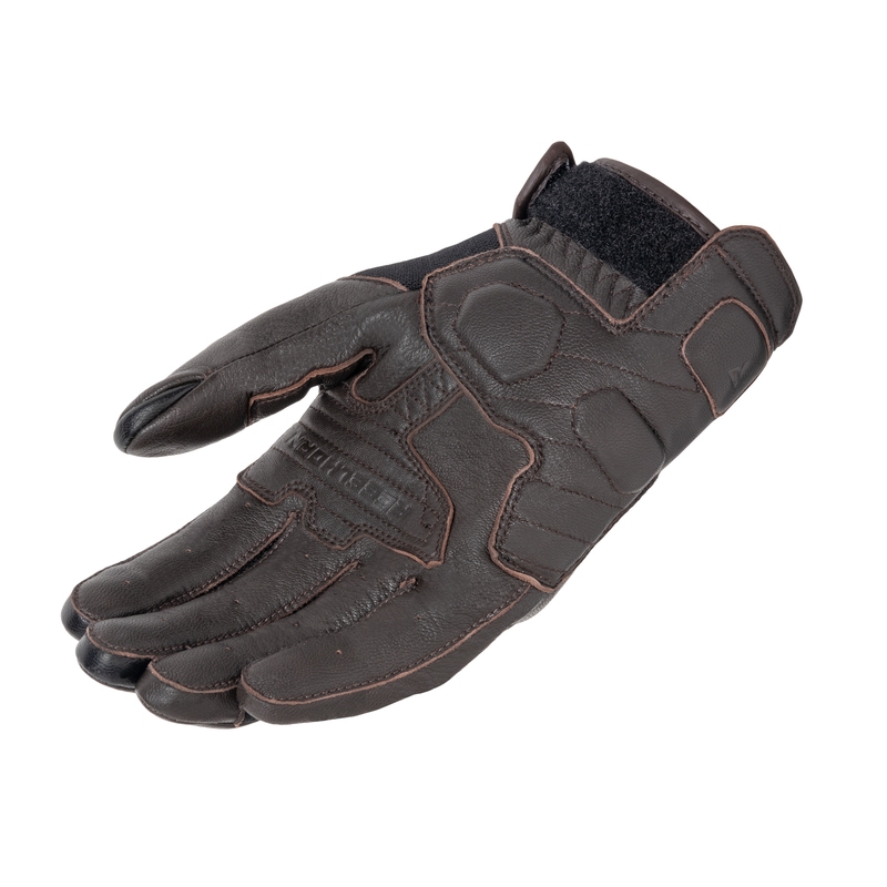 Gants moto Rebelhorn Impala marron soldes