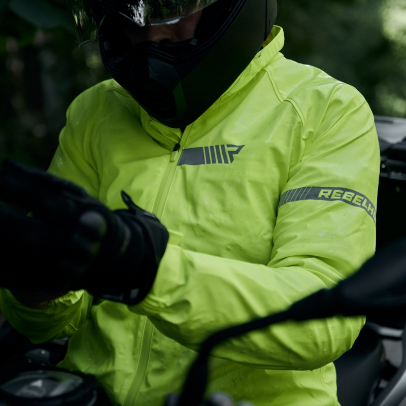 Veste imperméable jaune fluo Rebelhorn Ocean