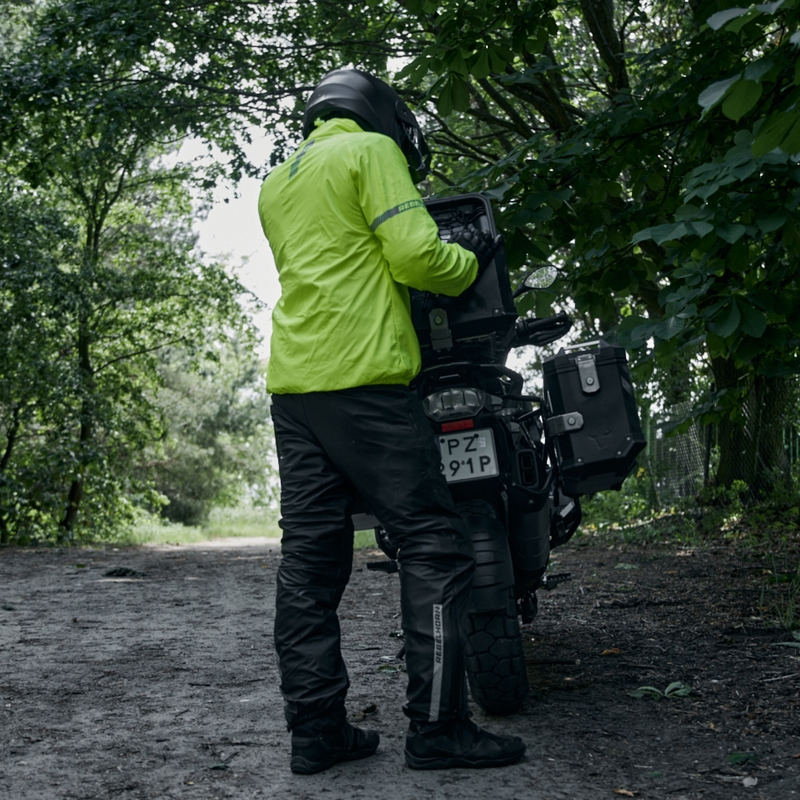 Veste imperméable jaune fluo Rebelhorn Ocean