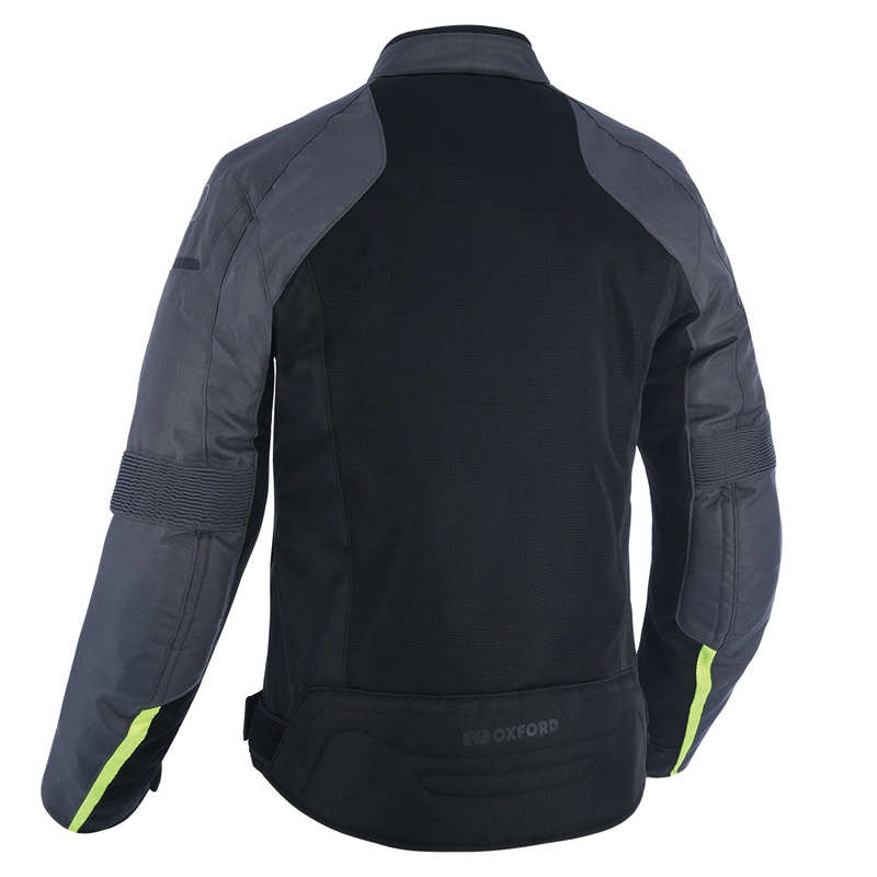 Oxford Delta 1.0 Air noir-gris-jaune fluo veste de moto