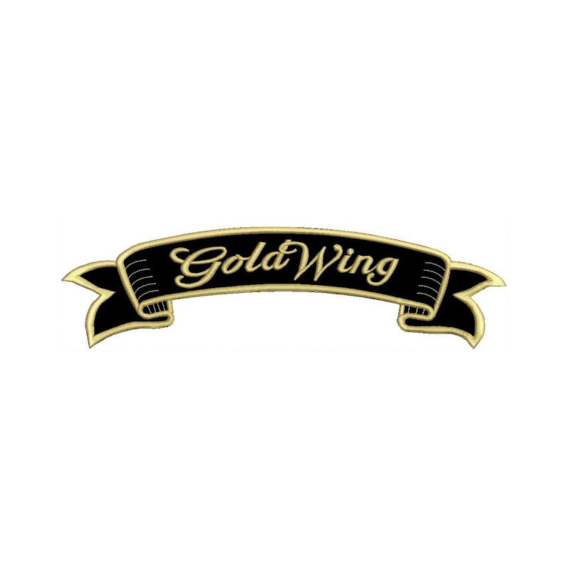 Nášivka Gold Wing stuha - velká