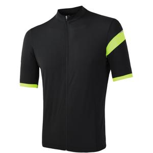Maillot Sensor Cycling Coolmax Classic noir et jaune soldes