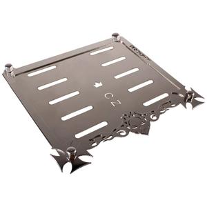 Plaque en acier inoxydable sous la plaque d'immatriculation CZ Hells Bells
