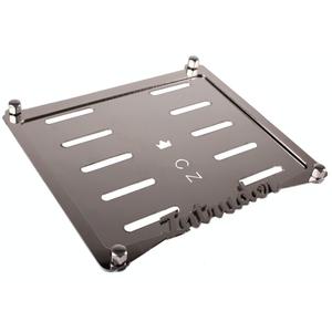 Plaque en acier inoxydable sous la plaque d'immatriculation CZ Intruder