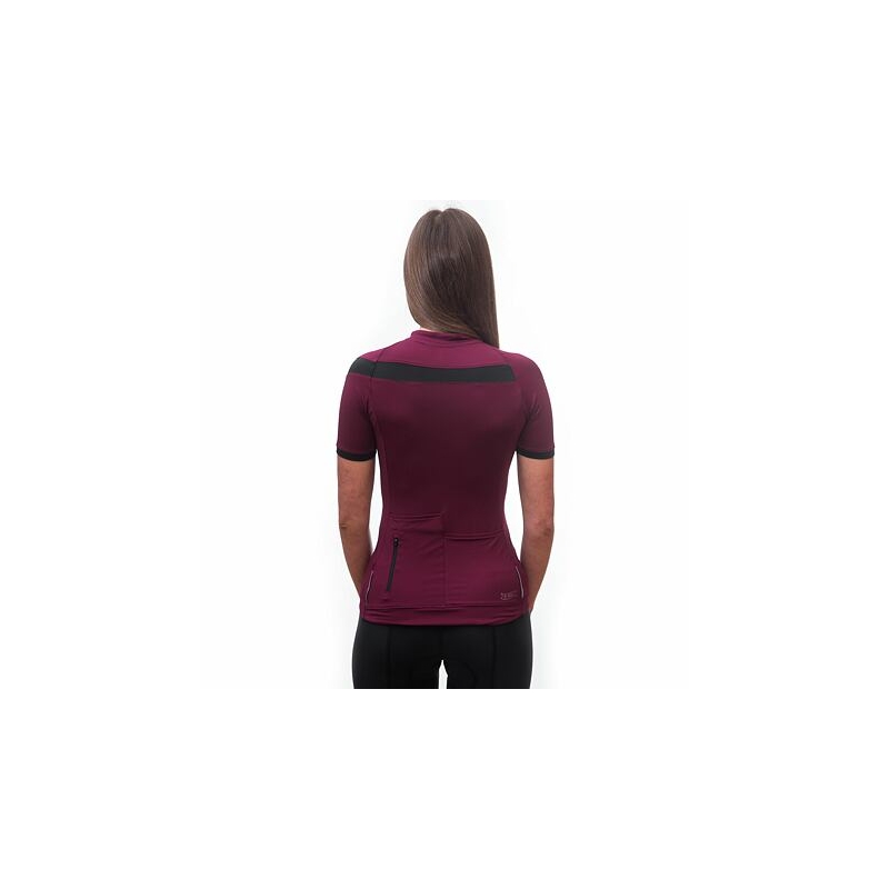 Maillot femme Sensor Coolmax Classic purple - manches courtes soldes