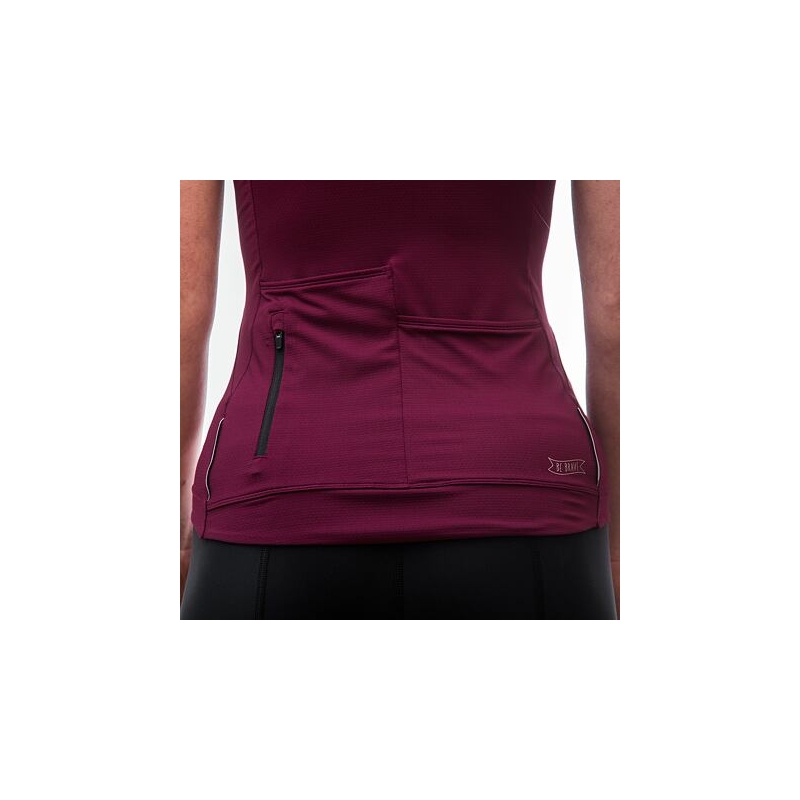Maillot femme Sensor Coolmax Classic purple - manches courtes soldes