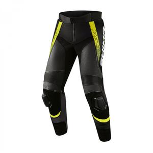 Pantalon moto Shima STR 2.0 noir-jaune fluo