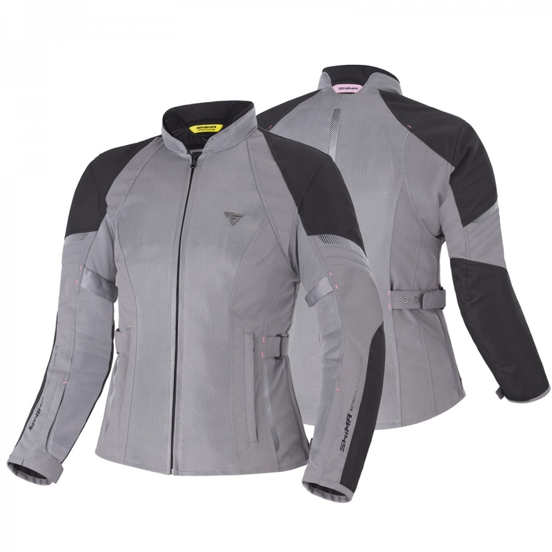 Veste moto femme Shima Jet grey