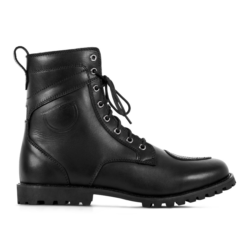 Bottes de moto Shima Thomson noires pour femmes