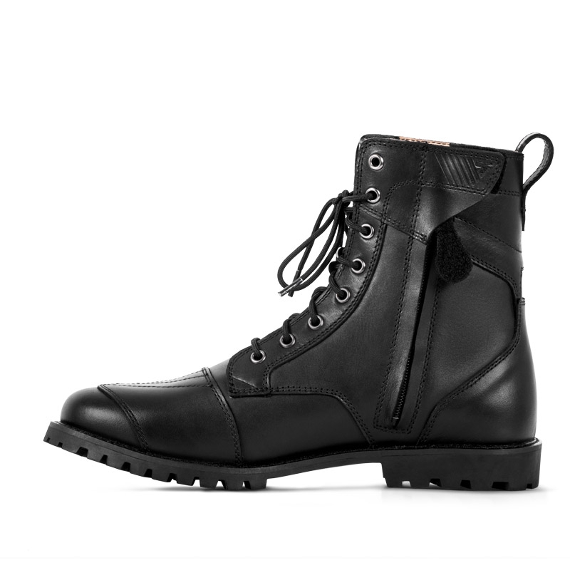 Bottes de moto Shima Thomson noires pour femmes