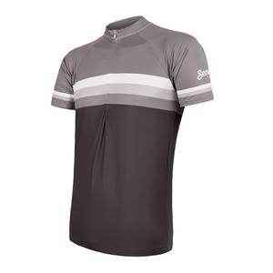 Jersey Sensor Summer Stripe noir-gris-blanc - manches courtes soldes